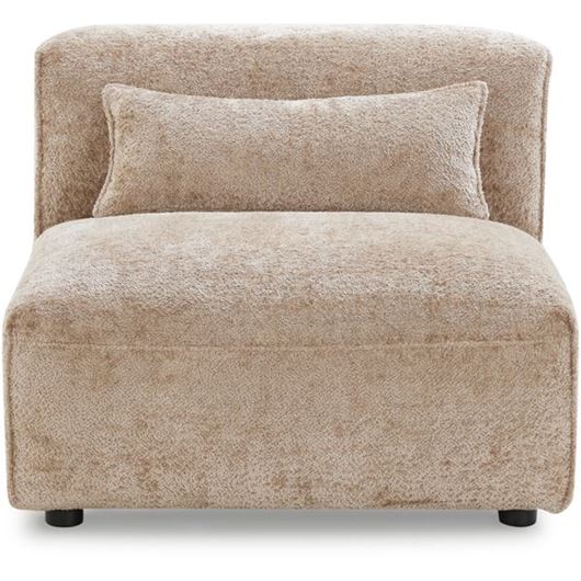 LEOPOLD armless modular chair beige