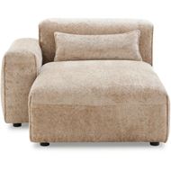 LEOPOLD left arm modular chaise beige