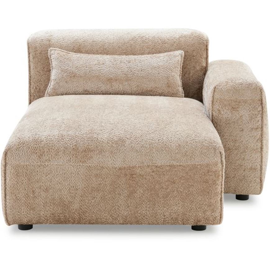 LEOPOLD right arm modular chaise beige