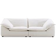 MILO 2 seater sofa white