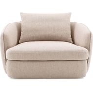 NEST swivel armchair beige - large