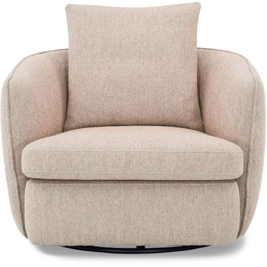 NEST swivel armchair beige - medium