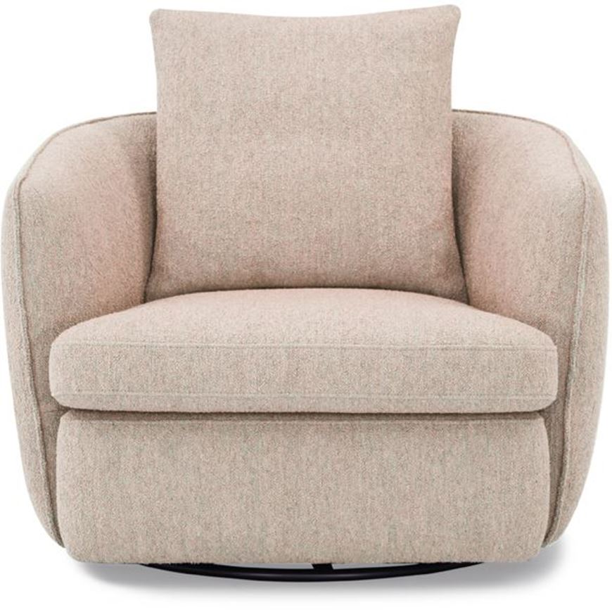 NEST swivel armchair beige - medium