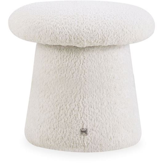 MUSHROOM stool white - large