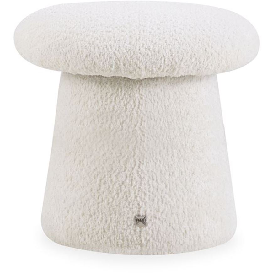 MUSHROOM stool white - large