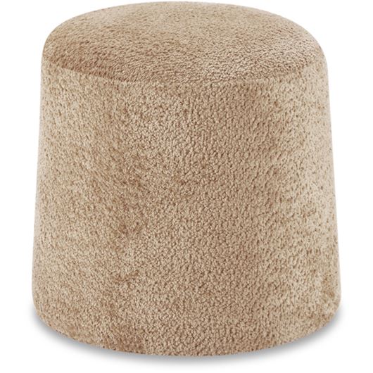 Picture of PUDDING stool beige - dia 42cm