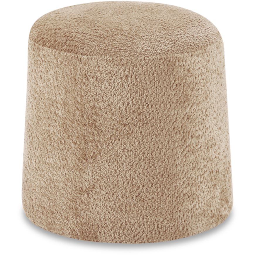 Picture of PUDDING stool beige - dia 42cm