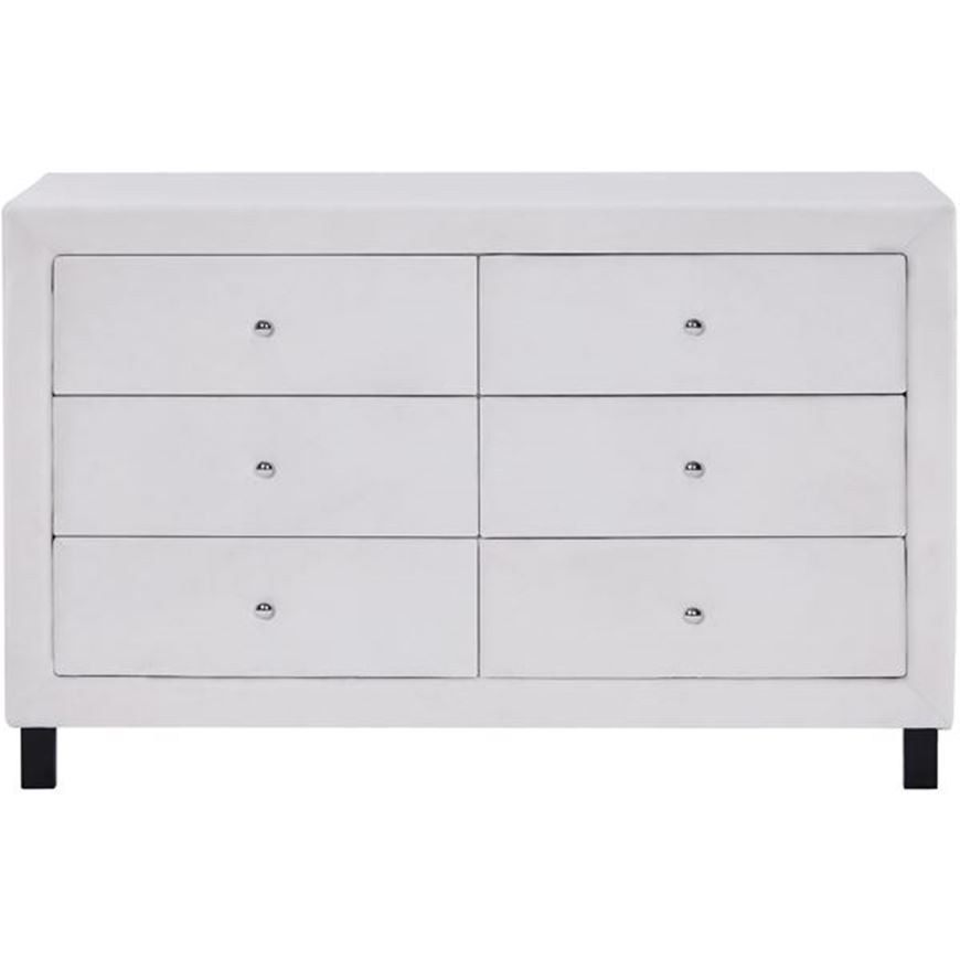 VALORE chest of 6 drawers beige