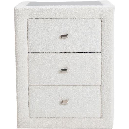 ROTONDE bedside table white