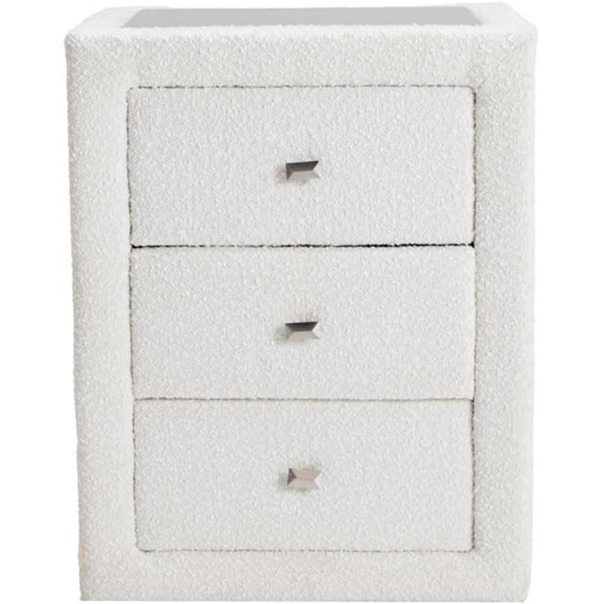 ROTONDE bedside table white