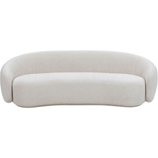 AMANDA 3 seater sofa white