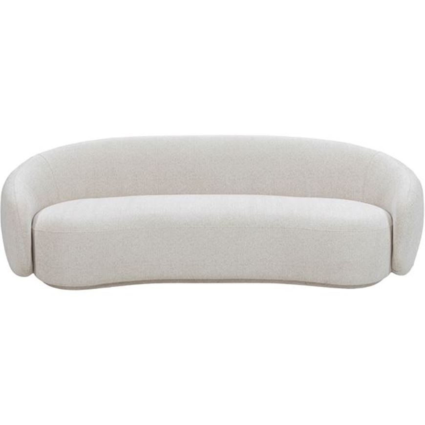 AMANDA 3 seater sofa white