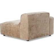 LEOPOLD left arm modular chair beige