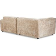 LEOPOLD left arm modular chair beige