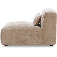 LEOPOLD armless modular chair beige