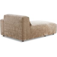 LEOPOLD right arm modular chaise beige