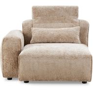 LEOPOLD headrest beige - 60x15cm