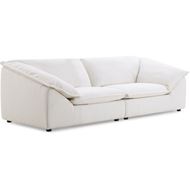 MILO 2 seater sofa white
