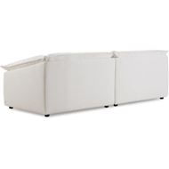 MILO 2 seater sofa white