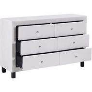 VALORE chest of 6 drawers beige