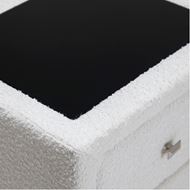 ROTONDE bedside table white