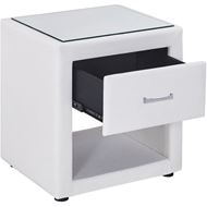 LINO bedside table white