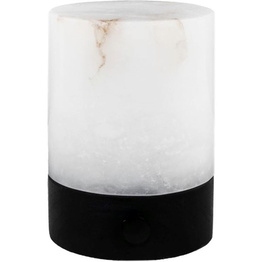 TOUCH lamp white/black - H13cm