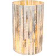 MOSAIC hurricane white/brown - H25cm