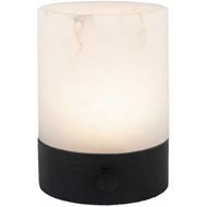 TOUCH lamp white/black - H13cm