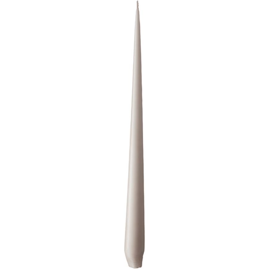 Picture of ESTER taper candle linen grey - H32cm
