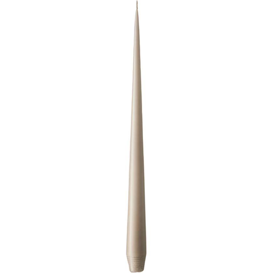 Picture of ESTER taper candle nougat note - H42cm