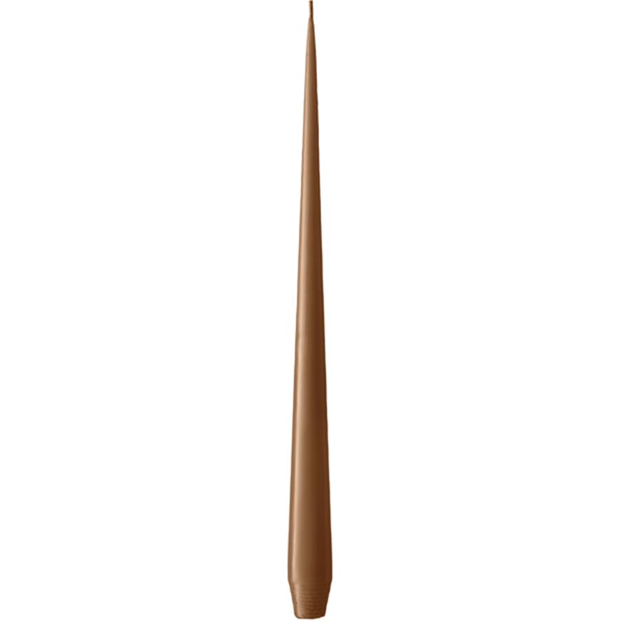 Picture of ESTER taper candle raw toffee - H42cm