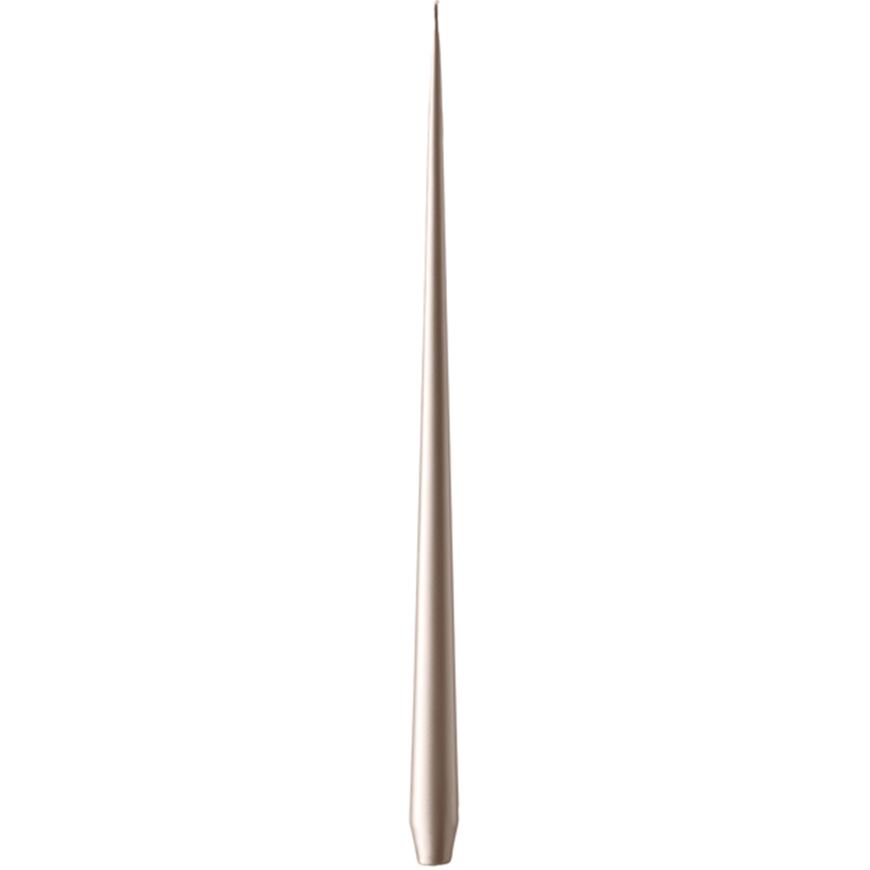 Picture of ESTER taper candle champagne metallic - H42cm