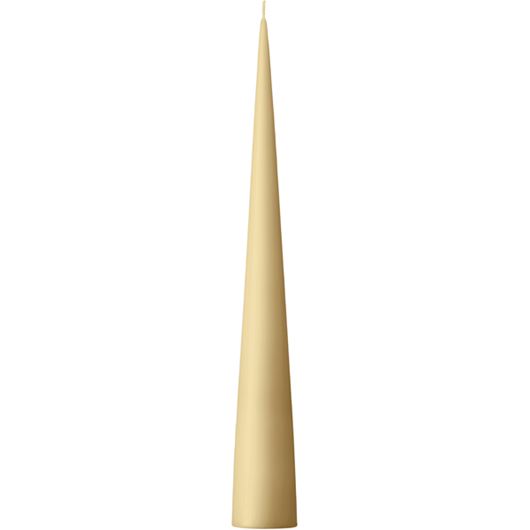 Picture of ESTER cone candle ginger - H37cm