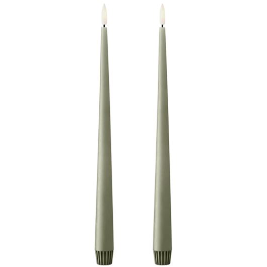 Picture of ERIK LED taper candles artichoke set of 2