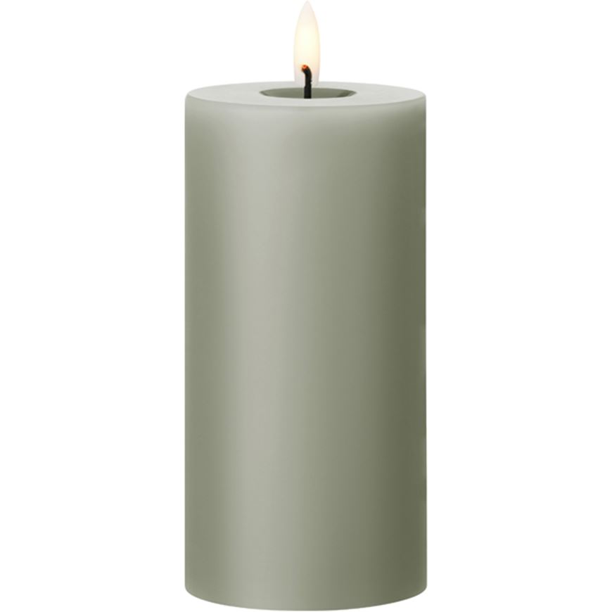 Picture of ERIK LED pillar candle artichoke - H15cm