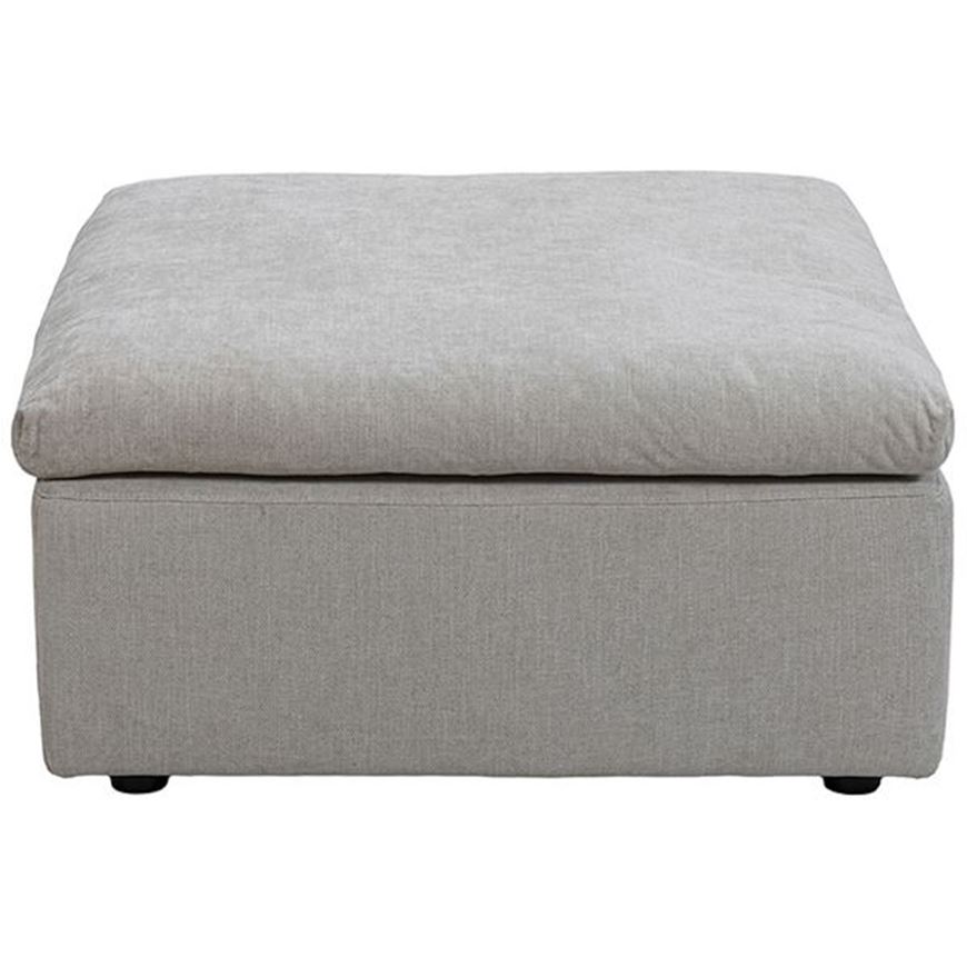 LIGHT footstool natural