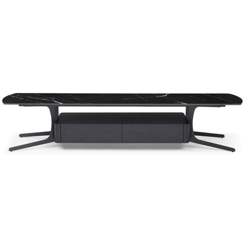 Picture of AIDEN tv unit black - 40x200cm