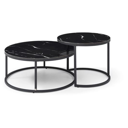 Picture of SAMS coffee table black set of 2