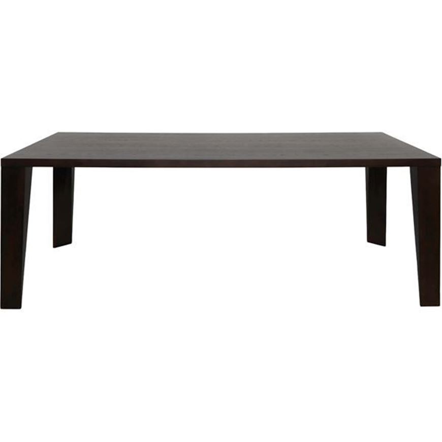 Picture of CUT dining table dark brown - 220x100 cm