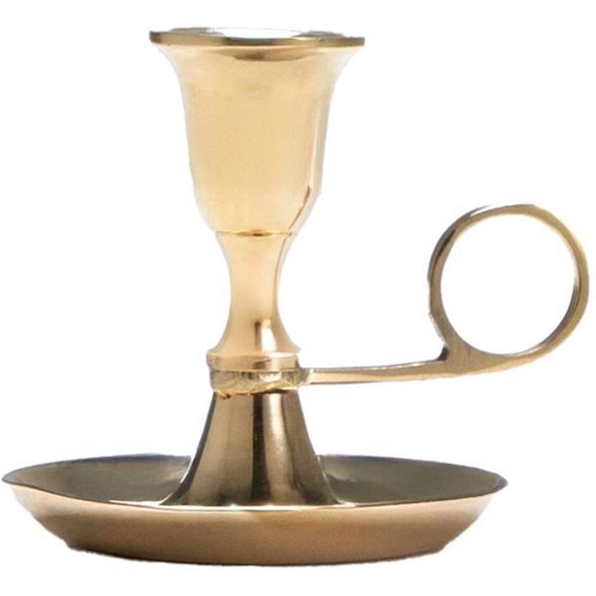 Picture of TANISKA candle holder gold - H9cm
