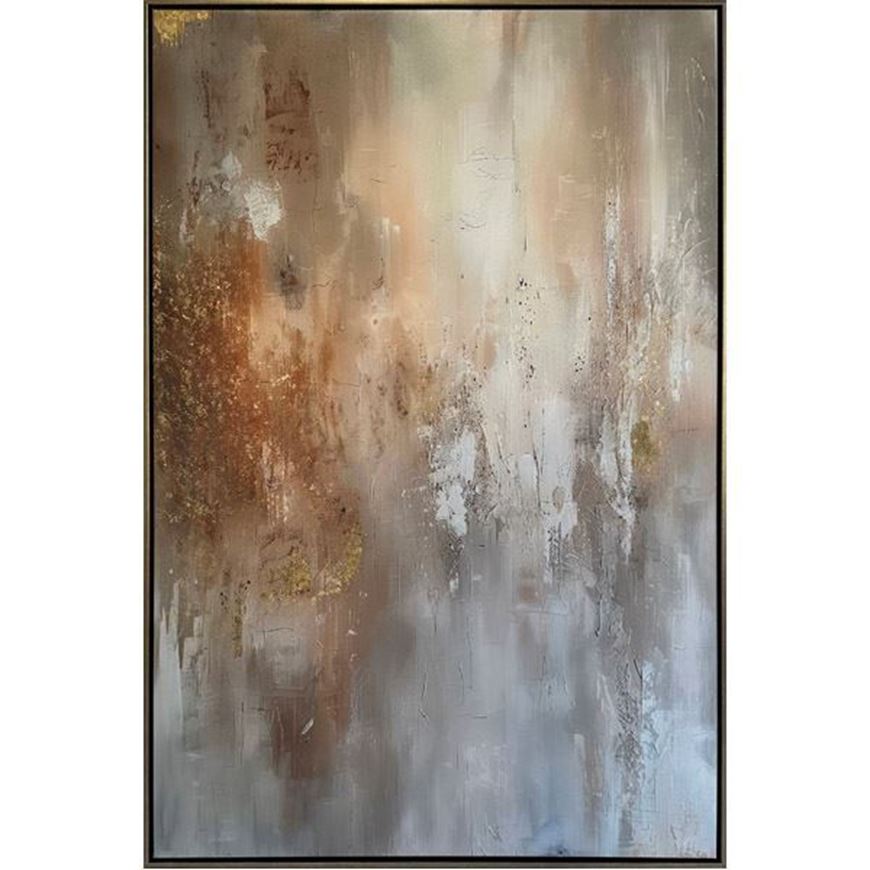 Picture of GLORY I framed canvas silver - 83x123cm