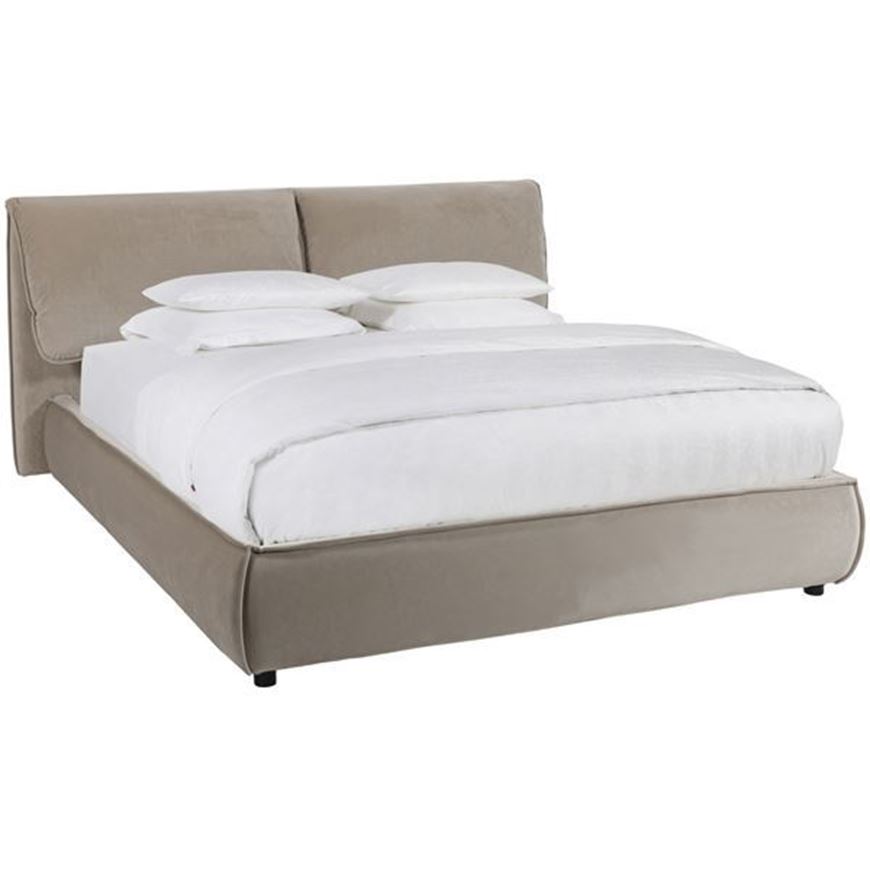 Picture of CASA bed taupe - 160x200cm