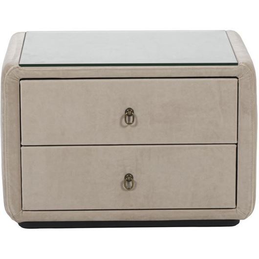 Picture of CASA bedside table taupe