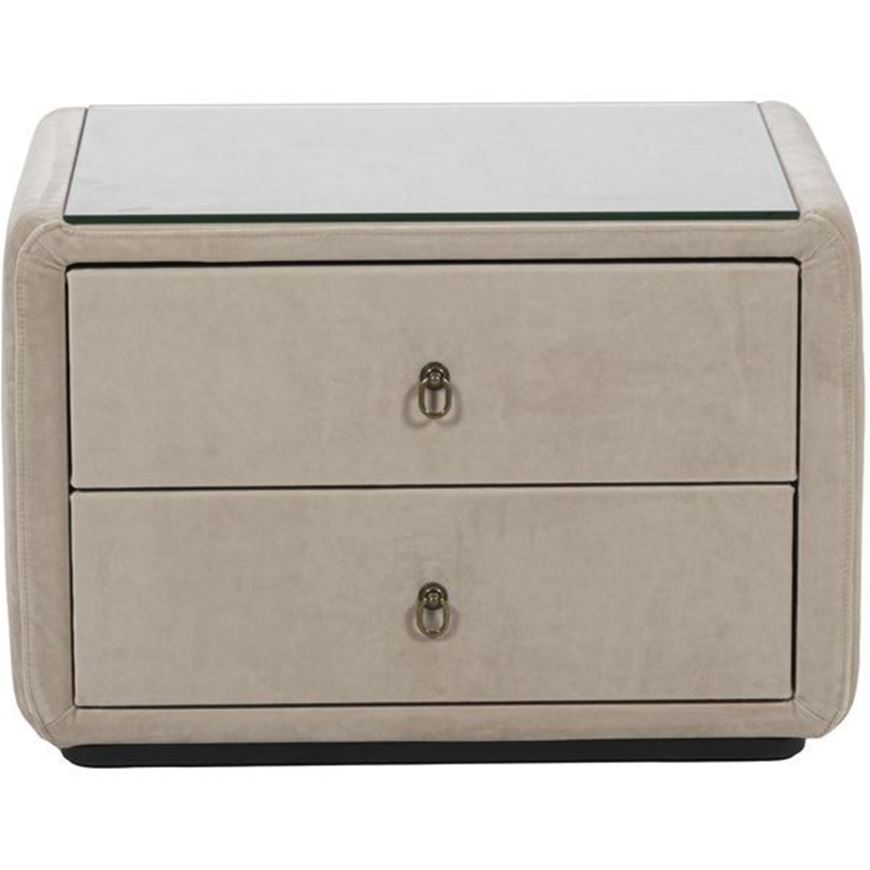 Picture of CASA bedside table taupe