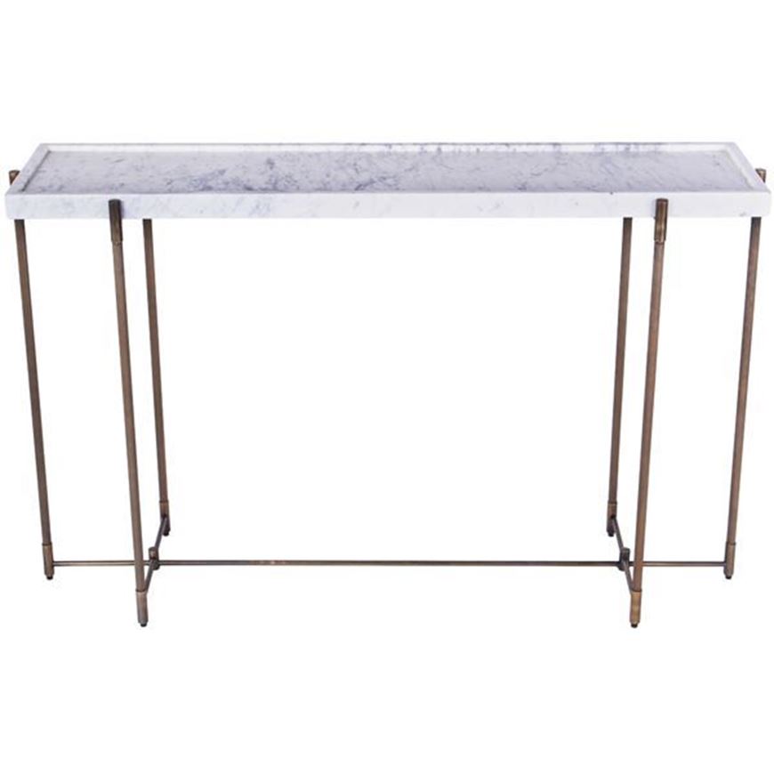 Picture of KNURL console white - 124x33cm