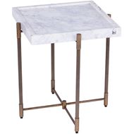 Picture of KNURL side table white - 43x43cm
