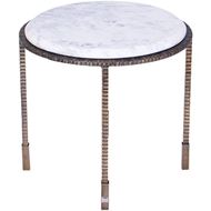 Picture of TWINE side table white - dia 47cm