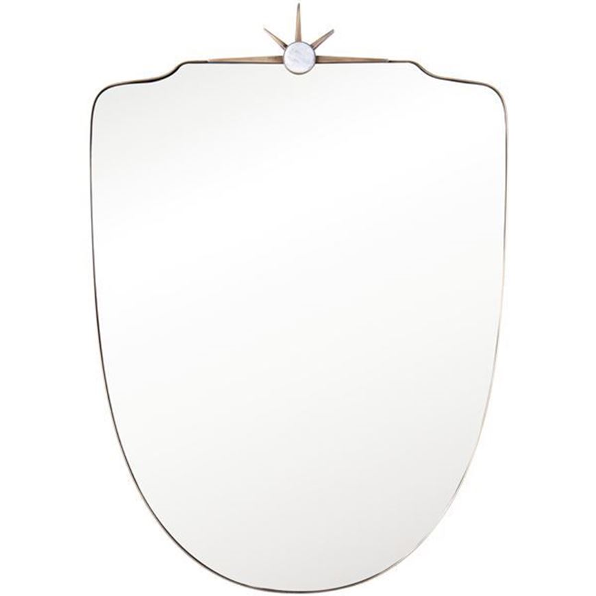 Picture of REMY wall mirror brass - 100x76cm