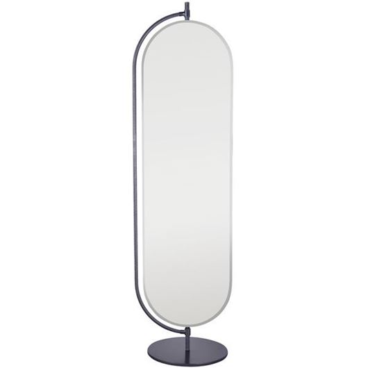 Picture of ODETTE floor mirror nickel - 196x52cm